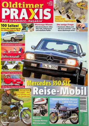 Deckblatt Oldtimer Praxis (03/2016)